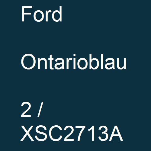 Ford, Ontarioblau, 2 / XSC2713A.